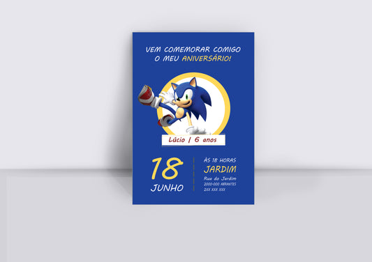 Convites Sonic