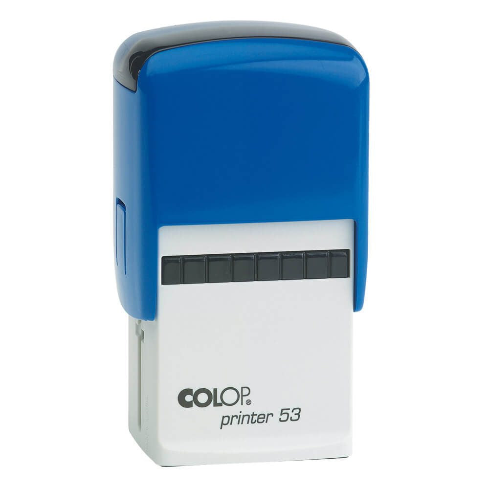 carimbo printer 53 - tinta azul