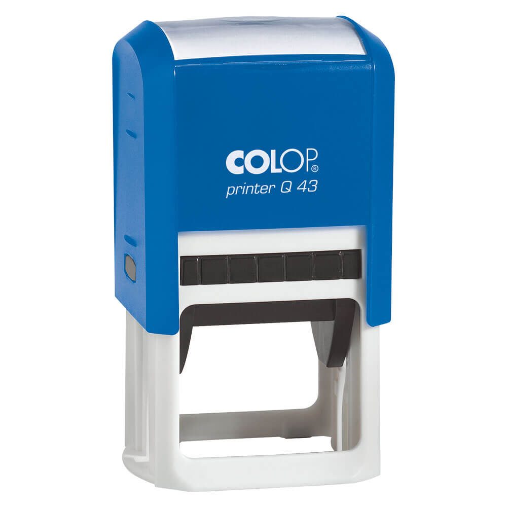 carimbo printer Q43 - tinta azul