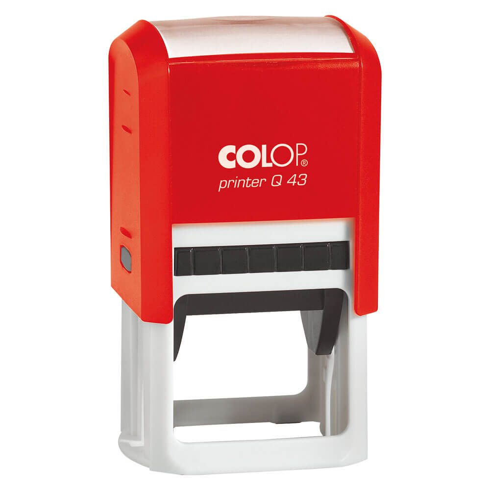 carimbo printer Q43 - tinta vermelha