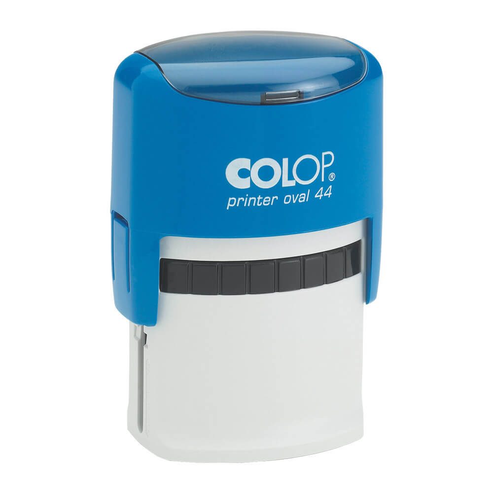 Carimbo Oval Printer 44 - Tinta Azul