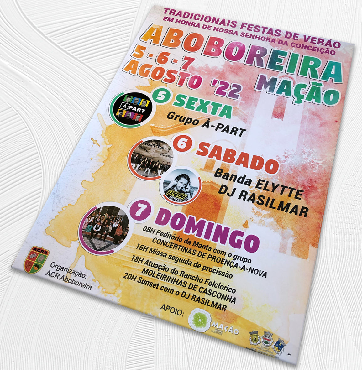 Cartaz Festas da Aboboreira