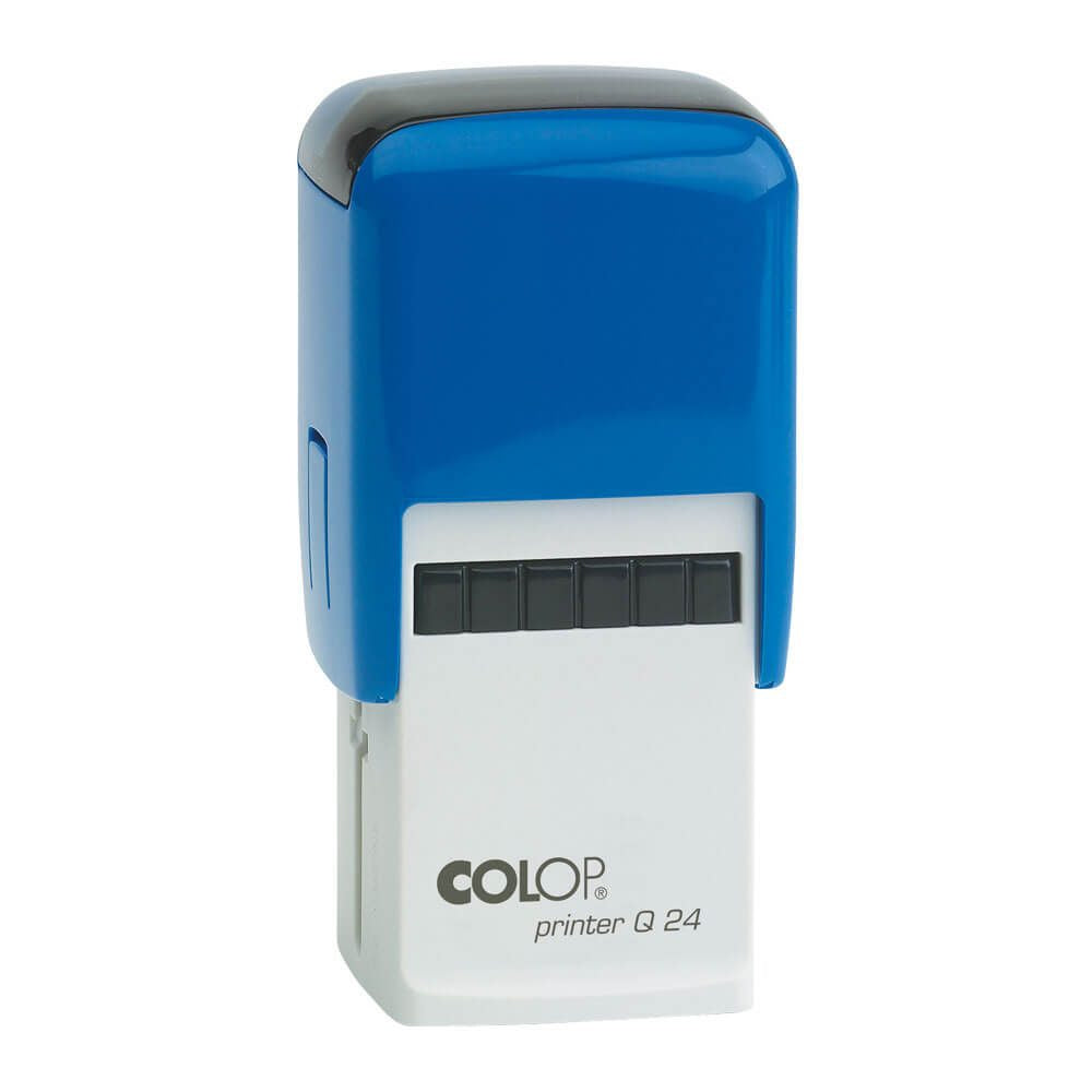 carimbo printer Q24 - tinta azul