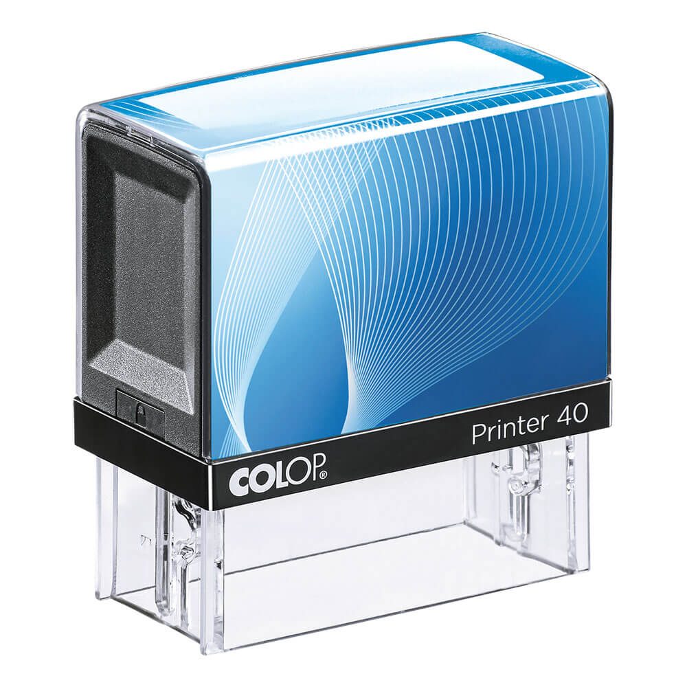 carimbo printer 40 - tinta azul