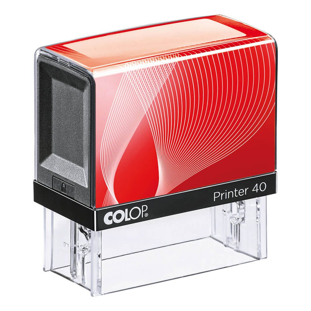 carimbo printer 40 - tinta vermelha